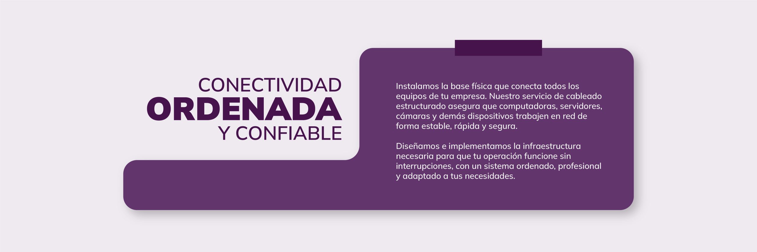 cableado estructurado, conectividad, infraestructura, b2b, servicios de conectividad